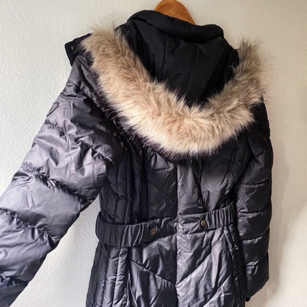 Larry Levine Nordstrom Black Down Puffer Coat NWT